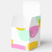 Ballotins Aquarelle pastèque rose vert jaune Motif (Ouvert)