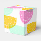 Ballotins Aquarelle pastèque rose vert jaune Motif (Arrière)