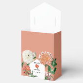 Ballotins Aquarelle Peach Pink Peonies Mariage (Ouvert)