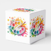 Ballotins Aquarelle Peinture Palette Art Anniversaire (Arrière)