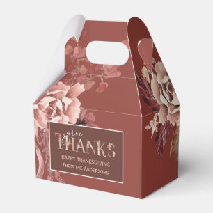Ballotins Aquarelle personnalisée Floral Thanksgiving