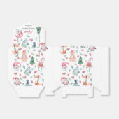 Ballotins Aquarelle personnalisée mignonne Joyeux Noël (Déplié)