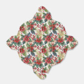 Ballotins Aquarelle poinsettia et Noël saint (Déplié)