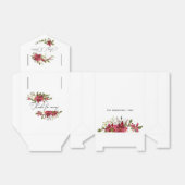 Ballotins Aquarelle Poinsettia Noël (Déplié)