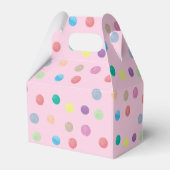 Ballotins Aquarelle points peints à la main Motif coloré (Arrière)