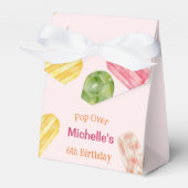 Ballotins Aquarelle Popsicle été Anniversaire (Verso)