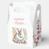 Ballotins Aquarelle Rabbit Oeufs de Pâques et fleurs - (Ouvert)