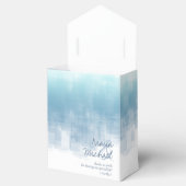 Ballotins Aquarelle Réflexions Merci Dusty Blue ID774 (Ouvert)