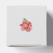 Ballotins Aquarelle rose blanc pivoines Mariage (Haut)