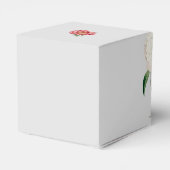 Ballotins Aquarelle rose blanc pivoines Mariage (Arrière)