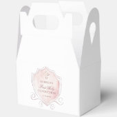 Ballotins Aquarelle rose Crest première communion Gable (Ouvrir)