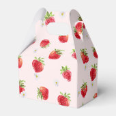 Ballotins Aquarelle rose délicate fraise premier anniversair (Arrière)