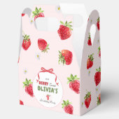 Ballotins Aquarelle rose délicate fraise premier anniversair (Ouvert)