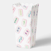 Ballotins Aquarelle rose et vert Mahjong Titres Monogramme (Verso)