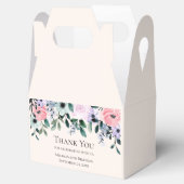 Ballotins Aquarelle rose et violet Merci à la frontière flor (Ouvert)