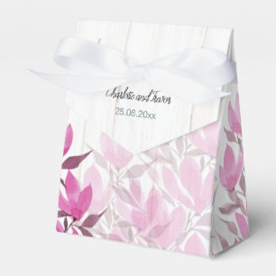 Ballotins Aquarelle rose Fleur sauvage chaude peinte à la ma