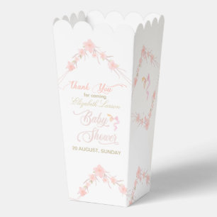 Ballotins Aquarelle rose Floral Élégant Baby shower Favorise