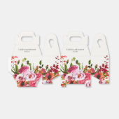 Ballotins Aquarelle rose Jardin Mariage Floral (Déplié)