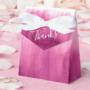 Ballotins Aquarelle rose mariage merci