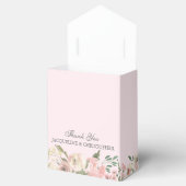 Ballotins Aquarelle rose pâle Élégante Mariage floral (Ouvert)