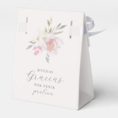 Ballotins Aquarelle rose pâle Gracias Merci (Arrière)