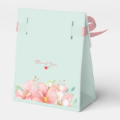 Ballotins Aquarelle rose pâle Mariage floral (Arrière)