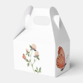 Ballotins Aquarelle rose petits pavots 4e anniversaire (Arrière)