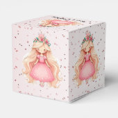 Ballotins Aquarelle rose princesse Anniversaire (Arrière)