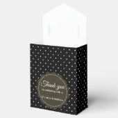 Ballotins Aquarelle rose Roses Noir Blanc Pois (Ouvert)