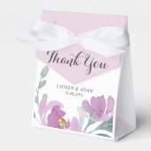 Ballotins Aquarelle rose rustique Mariage (Verso)