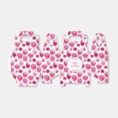 Ballotins Aquarelle rose vif Fleur (Déplié)