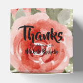 Ballotins Aquarelle Roses Rouges Cœur découpé 5 cm (Haut)