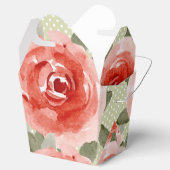 Ballotins Aquarelle Roses Rouges Floral À Emporter (Ouvert)