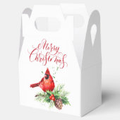 Ballotins Aquarelle Rouge Cardinal Noël Fête de Noël (Ouvert)