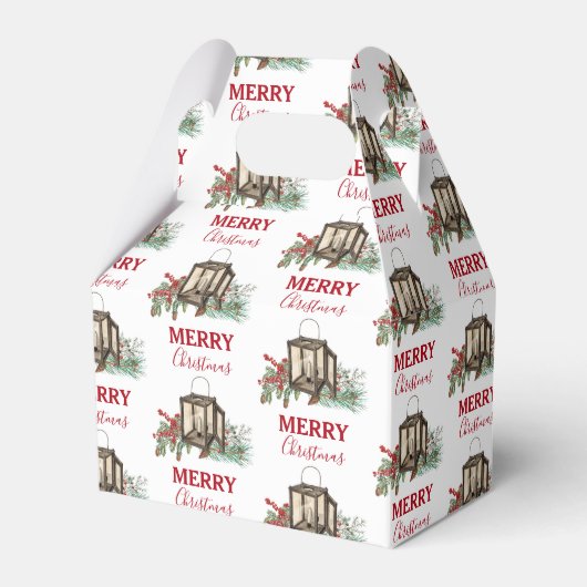 Ballotins Aquarelle rustique Berries à pin de Noël (Verso)