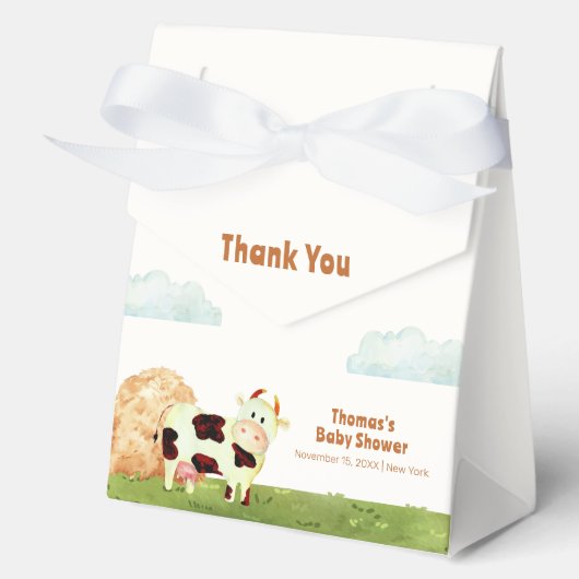 Ballotins Aquarelle rustique mignonne Saint-Baby shower de l (Recto)