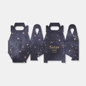 Ballotins Aquarelle scintillante unisex babyshower (Déplié)