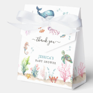 Ballotins Aquarelle sous le Baby shower Sea Ocean Animals