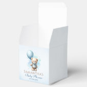 Ballotins Aquarelle Teddy Bear Bleu Baby shower de ballon (Ouvert)