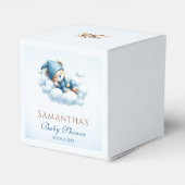 Ballotins Aquarelle Teddy Bear Bleu Baby shower de ballon (Arrière)