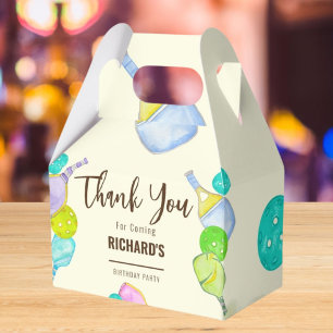 Ballotins Aquarelle Thème Pickleball Sports Anniversaire