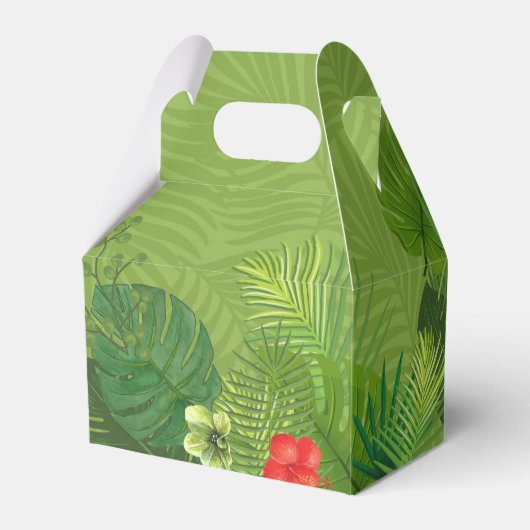 Ballotins Aquarelle Tropical avec Mariage Toucan V2 Gr ID577 (Arrière)