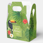 Ballotins Aquarelle Tropical avec Mariage Toucan V2 Gr ID577 (Ouvert)