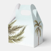 Ballotins Aquarelle tropicale Baby shower de palmiers (Arrière)