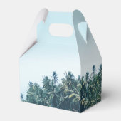 Ballotins Aquarelle tropicale Palms & Mariage de plage (Arrière)