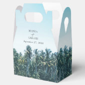 Ballotins Aquarelle tropicale Palms & Mariage de plage (Ouvert)