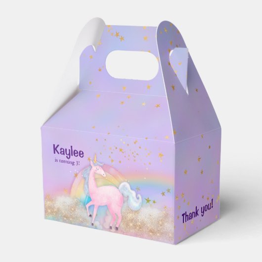 Ballotins Aquarelle Unicorn Holographique (Verso)