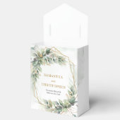 Ballotins Aquarelle verdure feuillage or parties scintillant (Ouvert)