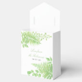 Ballotins Aquarelle Verdure Foliage Mariage Merci (Ouvert)