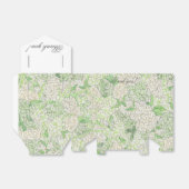 Ballotins Aquarelle Vert et Blanc Hydrangea Crest (Déplié)